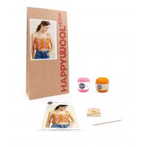 Kit Crochet Top Diana Rose Vif 42/44 - Pingouin