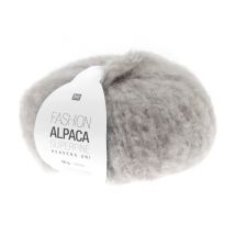 Fil De Laine À Tricoter Fashion Alpaca Superfine Heavens Uni - Rico Design 09 Gris
