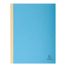 Paquet De 25 Chemises Dos Toilé Forever 320g/m2 - 24x32cm - Bleu Vif - Exacompta