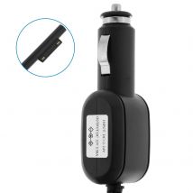 Chargeur Allume-cigare Microsoft Surface Pro / Go / Book / Laptop 2a Noir - Avizar