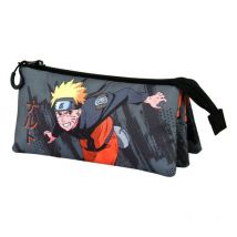 Trousse Triple Naruto Shuriken - Cadeaux-et-anniversaire.com