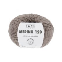 Pelote De Laine À Tricoter Merino 120 - Lang Yarns Marron (126) - LangYarns