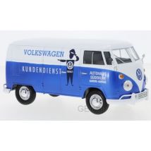 Miniature Montée - Motormax - Volkswagen T1 Fourgon - Bleu - Échelle 1/24 - Livrée Montée - Motormax