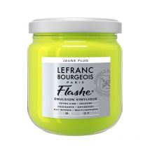 Peinture Vinylique - Flashe - Jaune Fluo - 163 - Lefranc Bourgeois - 400ml