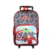 Sac À Dos À Roulettes 41 Cm Marvel Avengers Noir - Bagtrotter - Bagtrotter