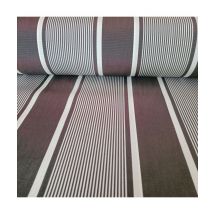 Toile Dralon (largeur 320cm) Rayée 100% Avec Traitement Teflon Anti-tâche | Qualité Outdoor Teflon 320 Gris Foncé - Distrifil