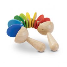 Claquettes En Bois Colorées - Plan Toys