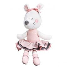 Doudou Petite Souris Danseuse Étoile En Velours Rose - Sauthon