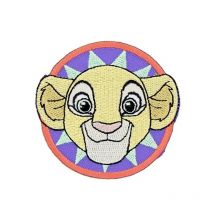 Ecusson Broderie Le Roi Lion Nala 6.5x6.5cm - Disney