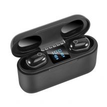 Ecouteurs Bluetooth Sans Fil Avec Charge Rapide Et Réduction De Bruit Noir Yonis - Yonis