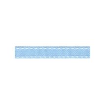 Bobine 25m Galon Polyester Tiret Bleu Ciel 10mm - Stephanoise