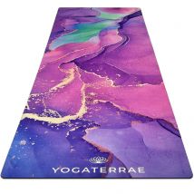 Tapis De Yoga Antidérapant Samadhi Suédé-caoutchouc Naturel Ligne Confort 183x61x0,1 Cm Poids 2,3 Kg - YOGATERRAE