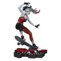 Dc Direct - Statuette 1/10 Harley Quinn: Red, White & Black Harley Quinn By Ivan Tao 20 Cm - Mcfarlane Toys