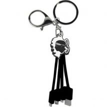 Yello Koko Câble 3 En 1 Andy Usb A/micro Usb, Usb C, Lightning 0,15m Corse Noir - Yello Koko