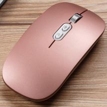 Souris Sans Fil 1600dpi 5 Boutons 28 Langues Rechargeable Voix Intelligente Rose Yonis - Yonis