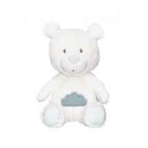 Doudou En Velours Blanc - Sauthon