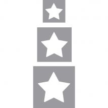 Perforatrices Fantaisie Kit: Etoiles, 1,6cm+2,54cm+3,81cm, 3 Pces - Rayher