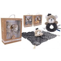 Coffret Doudou Ours Et Hochet - Dodo D'Amour - Easykado