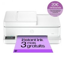 Imprimante Tout-en-un Hp Envy 6530e Jet D'Encre Couleur - Copie Scan - 3 Mois D'Instant Ink Inclus Avec Hp+