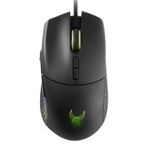 L33t Gaming - Souris Gaming Filaire Gungnir - Rétroéclairée - 16.000 Dpi - Noir - L33T-Gaming