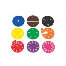 Cercles De Fractions - Jouet Créatif Et Éducatif - Edx