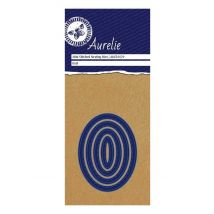 4 Dies Ovals Aurélie Scrapbooking