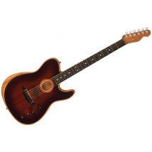 American Acoustasonic Telecaster All-mahogany Bourbon Burst Fender