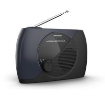 Radio Fm Portable - Rt350 - Bleue Et Noire - Big Ben