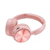Casque Audio Bluetooth Micro Tuner Fm Micro-sd Confort Trix Swissten Rose