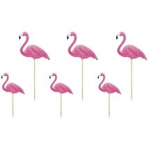 6 Pics Flamant Rose Maxi - PartyDeco