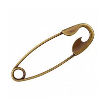 Epingle À Kilt Mode Laiton Vieilli 100 Mm X 1 - Union Knopf Marron - PrymUnionKnopf