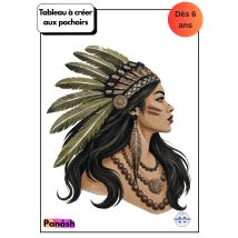 Peinture Aux Pochoirs Panash Débutant Enfants Et Adultes - Dakota En 4 Pochoirs - Panash Art