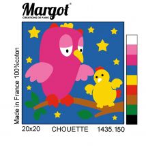 Kit Canevas Soudan Enfant Chouette - Margot