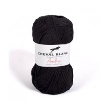 Coton Et Bambou À Tricoter Ambre - Cheval Blanc 012 Noir - ChevalBlanc