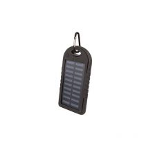 Setty Batterie De Secours Solaire 5 000mah Anti-surcharge Noir