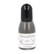 Recharge Encreur Vintage Sepia - 15 Ml - Versafine Tsukineko - Tsukineko