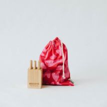 Tourillon - Encastrement - 1 Pochon De Rangement - Observe Montessori - Observe Montessori