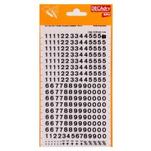 Chiffres Transfert Noir 6mm - Apli