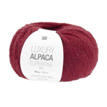 Fil De Laine À Tricoter Luxury Alpaca Superfine Aran - Rico Design 031 Rouge
