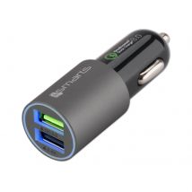 Chargeur Allume-cigare Voiture Charge Rapide - 6a 2 Ports Usb - 4smarts - 4smarts