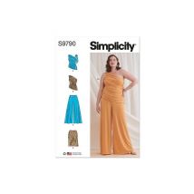 Patron Simplicity 9790 - Haut Du 48 Au 66 Fr Taille N°fr 58-66