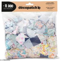 Assortiment Carrés Décopatch 3 X 3 Cm - Couleurs Et Motifs Aléatoires - 11 000 Pcs - Decopatch