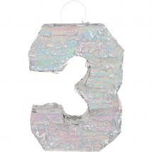 Pinata Holographique Chiffre 3 - Boland