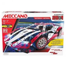 Supercar 25 Modeles Motorises - Meccano - 25202 - Jeu De Construction Metal - Meccano