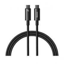 Baseus Câble De Charge Et Transfert Usb-c-usb-c 240w 2m Noir