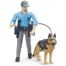 Bworld Policier Avec Chien - Bruder