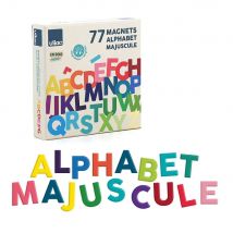 Magnets Alphabet Majuscule 77 Pcs - Vilac