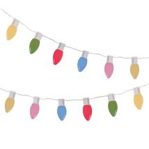 Guirlande D'Ampoules Multicolores En Papier - 5 Mètres - Ginger Ray