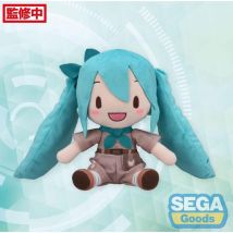 Hatsune Miku - Peluche Fuwa Petit Hatsune Miku Going Out Series Zoo Ver. M 22 Cm - Sega