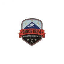 Ecusson Thermocollant Since 1924 Mountain Ski 4x5cm - My mercerie